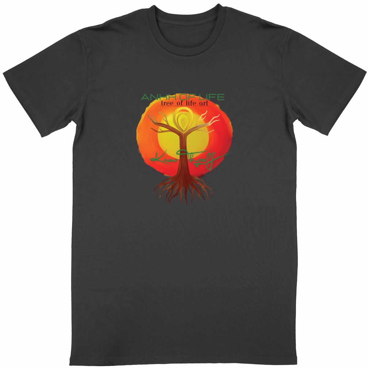 Know Thyself Ankh of Life Premium 100% Organic Cotton Unisex T-Shirt