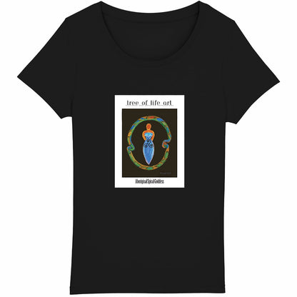 Tree of Life Co. Spiral Goddess Poster Woman's T-shirt, 100% Organic Cotton