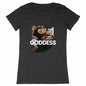 Goddess Rises Premium Plus Woman's T-shirt - 100% Organic Cotton | Tree of Life Art - Tree of Life Art