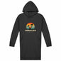 Caribbean Queen Hoodie Dress, Premium 100% Organic Cotton - Tree of Life Art