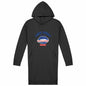 Made in Cape Verde Woman's Hoodie Dress, Premium Organic Comfy Cotton - Tree of Life Art