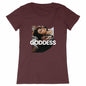 Goddess Rises Premium Plus Woman's T-shirt - 100% Organic Cotton | Tree of Life Art - Tree of Life Art