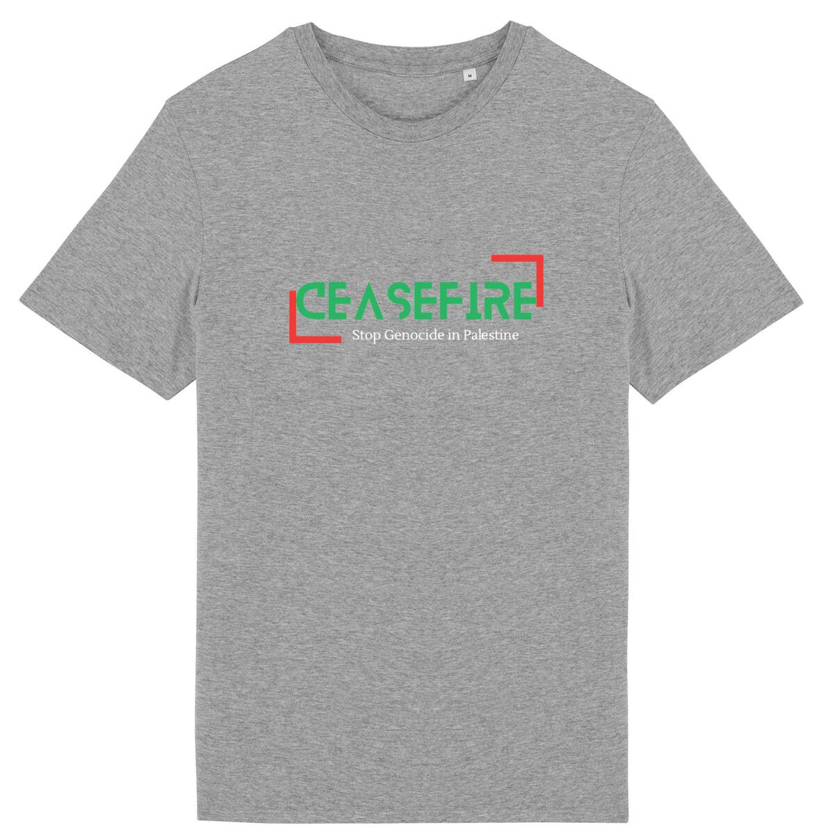 Ceasefire in Palastine Premium Unisex Tshirt, Lightweight 100% Organic Cotton