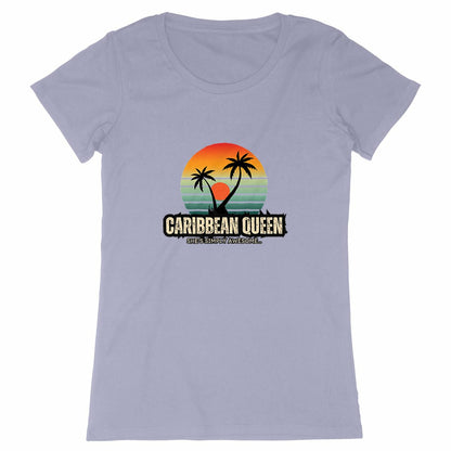 Caribbean Queen  Premium 100% Organic Cotton Woman's Tshirt