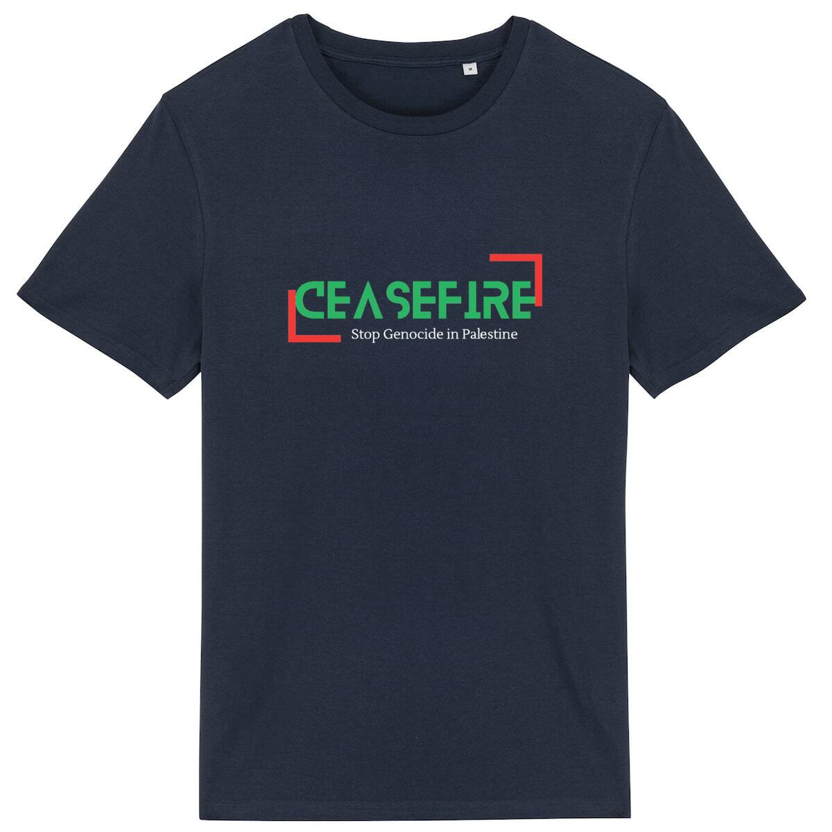 Ceasefire in Palastine Premium Unisex Tshirt, Lightweight 100% Organic Cotton