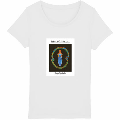 Tree of Life Co. Spiral Goddess Poster Woman's T-shirt, 100% Organic Cotton