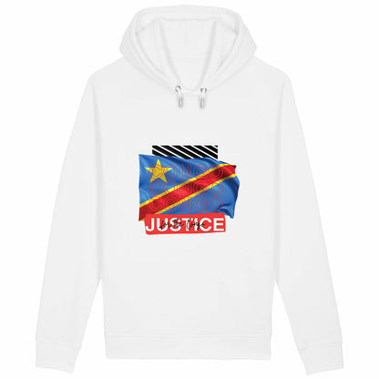 Justice for Congo Unisex Hoodie - Organic Cotton Premium | Tree of Life Art