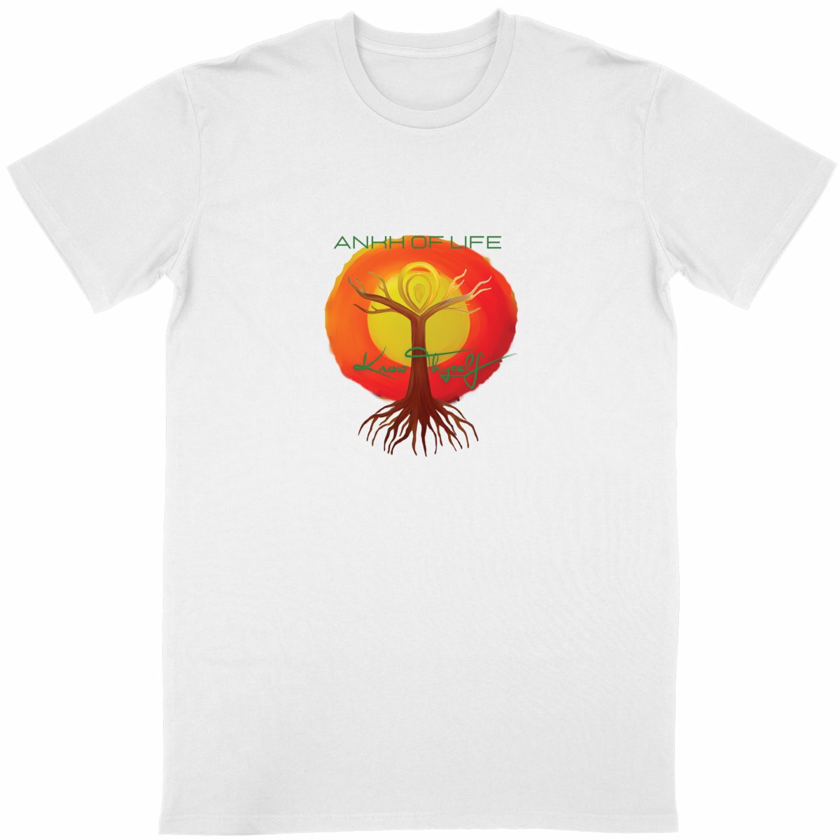 Know Thyself, Ankh of Life Premium Unisex T-Shirt - 100% Organic Cotton | Tree of Life Art - Tree of Life Art