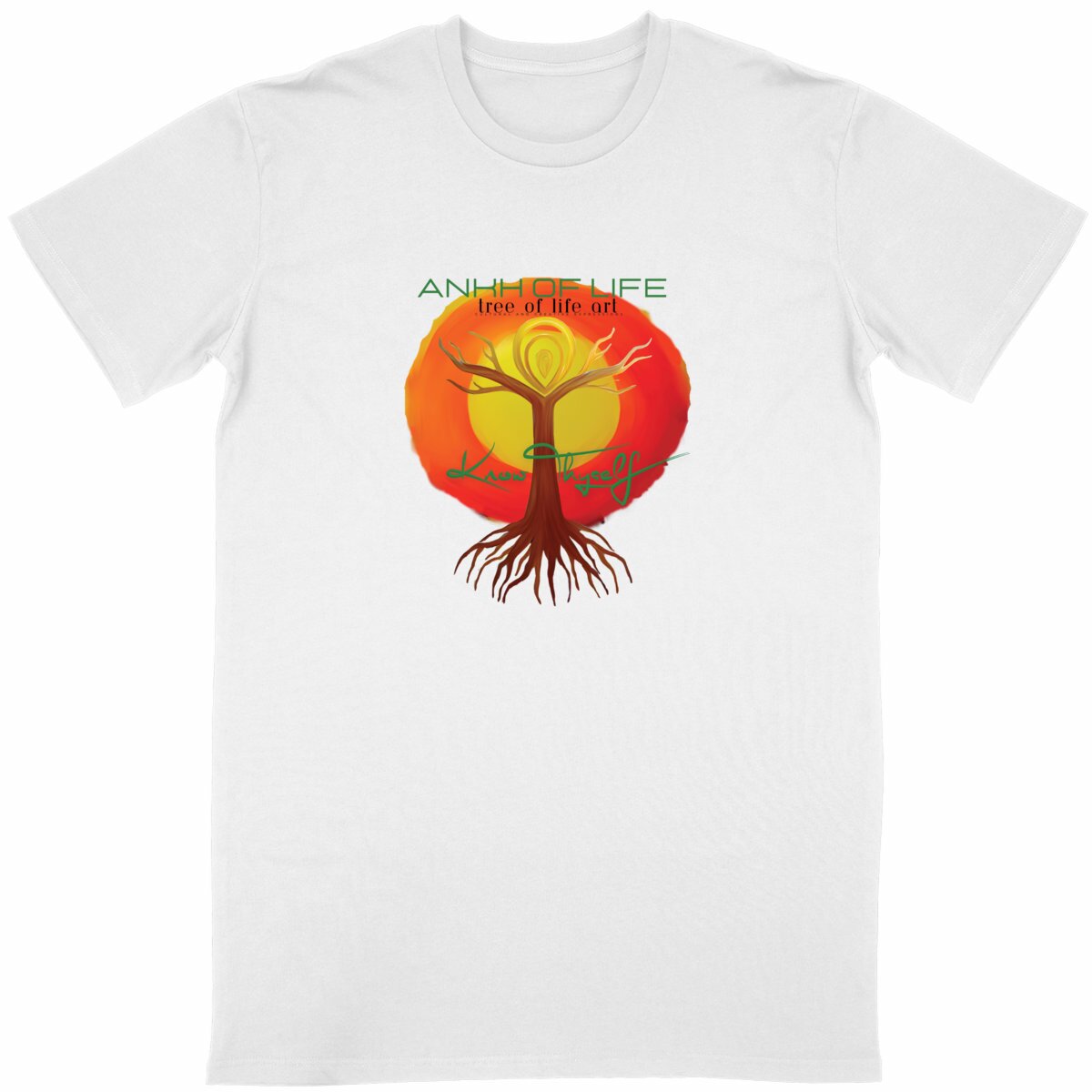 Know Thyself Ankh of Life Premium 100% Organic Cotton Unisex T-Shirt