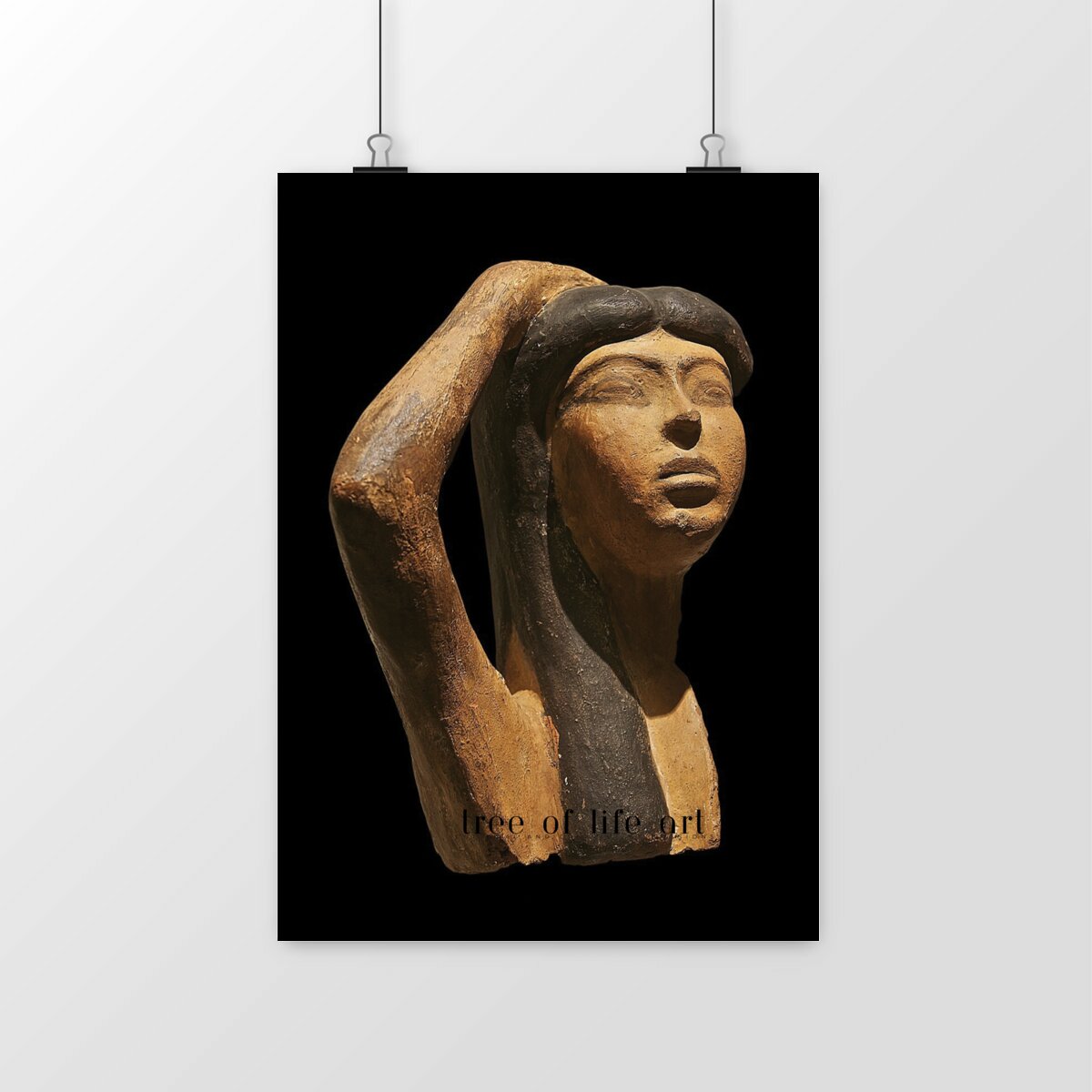 Goddess Isis Sculpture Print – Divine Feminine Power | Tree of Life Art 