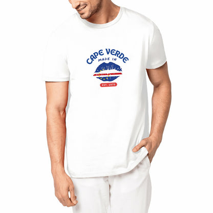 Made in Cape Verde Unisex Tshirt - Made in Portugal, Organic Cotton Premium - Tree of Life Art