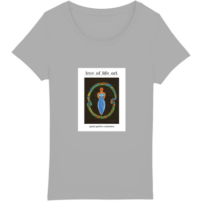 Tree of Life Co. Spiral Goddess Poster Woman's T-shirt, 100% Organic Cotton