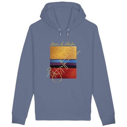 Lines of Shadow Premium Organic Unisex Side Pocket Hoodie, medium fit, designed by Tree of Life Art, features practical side pockets for everyday utility.