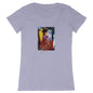 Rise Premium Plus Woman's T-shirt, made from 100% organic cotton, designed by Tree of Life Art, offering eco-friendly style and superior comfort.