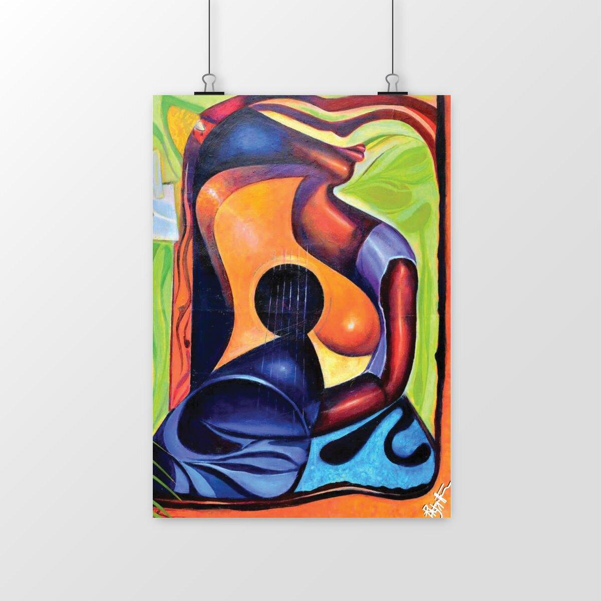 Acoustic Whisperer by Robert Joyette, museum quality print, captures the essence of sound and culture, available at Tree of Life Art.